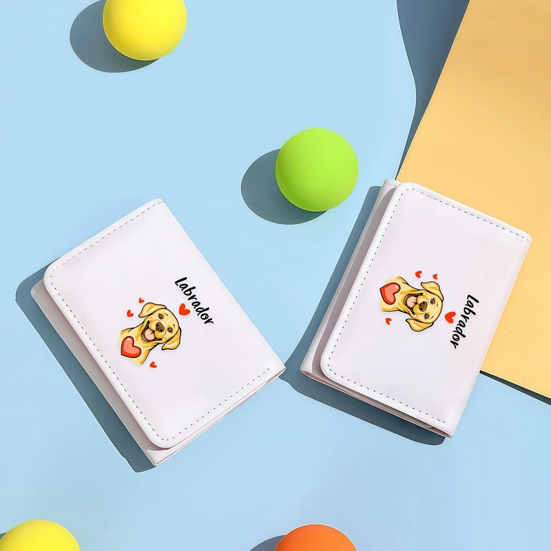 BJDAMAI Labrador Wallet For Teens Kids Girls Age 6,7,8,9,10,11,12, Small Slim Thin Mini Compact Women Wallet, Animal Lovers Gifts Stuff, Cash Card Coin Pocket Window For Female! - Image 4